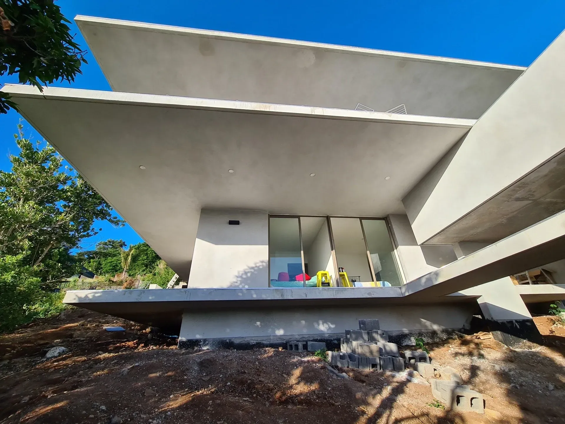 Structure béton réalisée par CCA à La Réunion